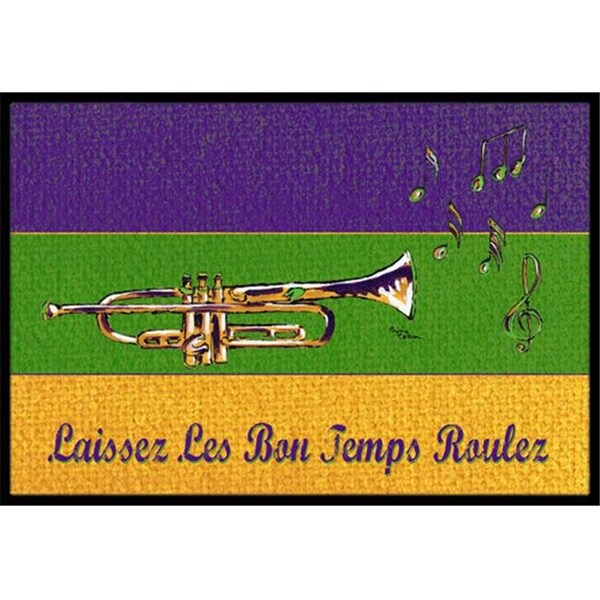Carolines Treasures 8382JMAT 36 x 24 in. Mardi Gras Indoor Or Outdoor Doormat 8382JMAT - main